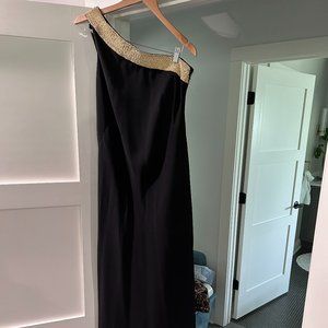 Carmen Marc Valvo Black Evening Gown Ladies Size 16